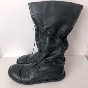 Trippen Hysterie black leather boots size 41